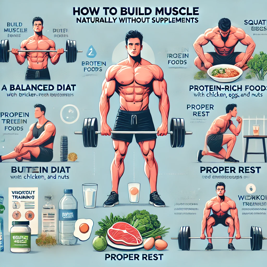 How to make Muscle Naturally Without Supplements